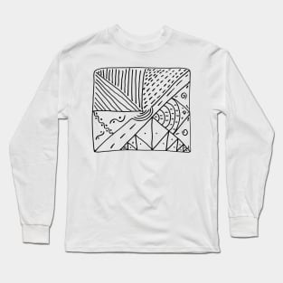 The painting of a map Long Sleeve T-Shirt